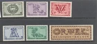 BELGIUM 1943 orval abbey MNH** 625/630