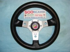 FIAT 500 & 126 VOLANTE SPORTIVO LUISI NIBBIO + CLACSON ABARTH 32 ARGENTO