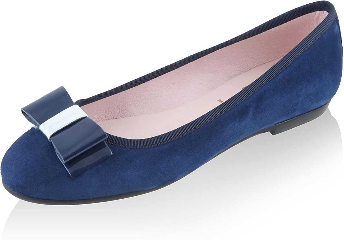 Las Lolas Ladies Ballerina LS0430 Marine Blue EU 39 UK