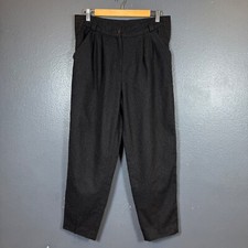 Gianni Versace 34/28 women  s grey wool pants vintage chinos