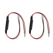 2Pcs Motorcycle Cement Load Resistor Turn Signal Load Resistor Adapter