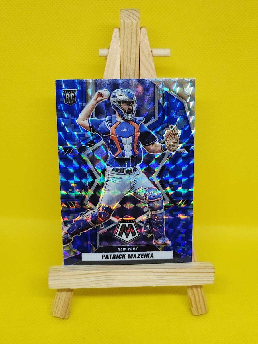 2022 Panini Mosaic PATRICK MAZEIKA RC Blue Camo Prizm #234 New