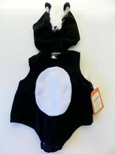 Pottery Barn Baby Kids Halloween Costume Skunk Black Size 6 - 12 Months 102
