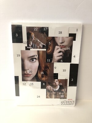 The Queen s Gambit Netflix Advent Calendar 14  x 10.75  Holiday Calendar SEALED