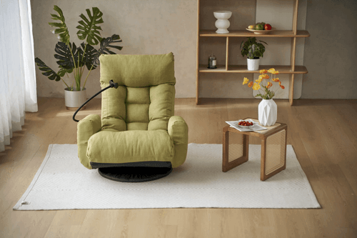 Silla de Juego Ajustable Calor y Cintura Sillón 360 Grados para Salón - Imagen 60 de 71