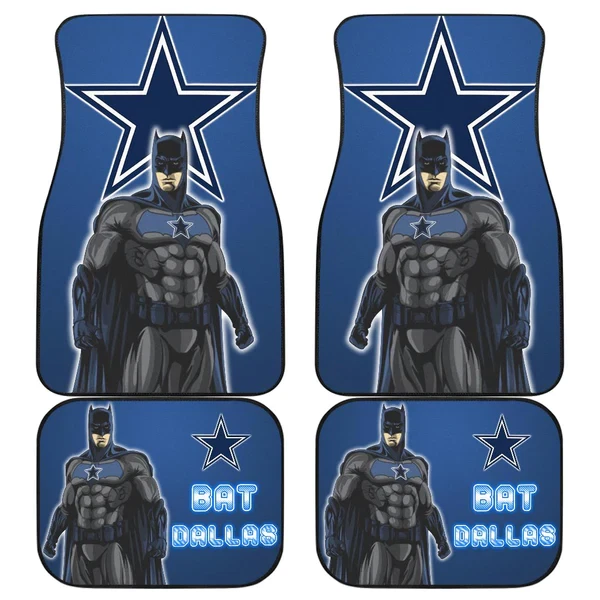Football Team Car Floor Mats Batman Bat Dallas Cowboys