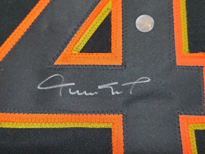 NEW AUTHENTIC RUSSELL ATHLETIC WILLIE MAYS SIGNED SAN FRANCISCO