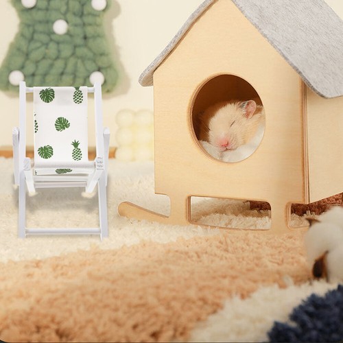 Animal Cage Decorative Beach Chair Small Beach Chair Shape Decor Desktop - 第 5/12 張圖片