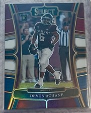 2023 Select Draft Picks Devon Achane RC Concourse Tri-Color Prizm /199 Dolphins