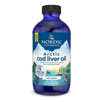 Nordic Naturals Arctic Lebertran 1060mg Omega-3 - 237ml Geschmacksneutral