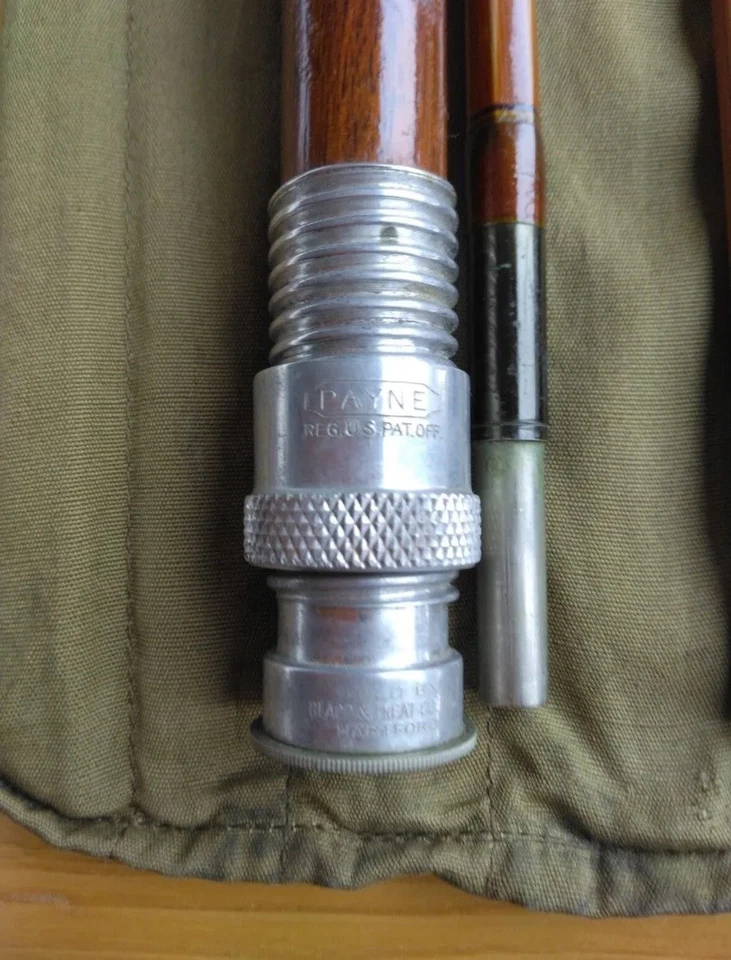 E.F.Payne #126 DryFlySalmon 10 ft 3p2t caña de bambú caña para moscas envío desde Japón Foto 2 de 4