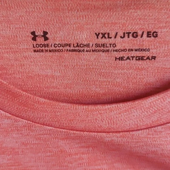 Boys Under Armour Heat Gear Tee SZ YXL - Image 3 of 3