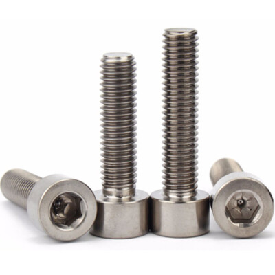 M6 - 1.0 Titanium GR5 Allen Hex Socket Head Cap Screws Bolts DIN 912