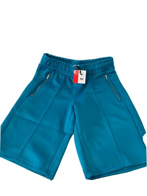 New Puma x TMC Nipsey Hussle Way Bermuda Shorts Mens L Teal Blue 531215 01