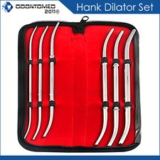 Hank DILATORS 6 PCS Set Double Ended GYNO Instrument A+ Quality