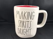 Making Spirits Bright Rae Dunn Artisan Collection by Magenta Coffee Tea Cup Mug