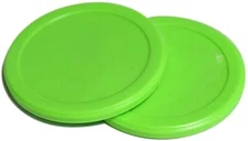 Air Hockey Puck - 2.5" Green - Dynamo - 2 pack