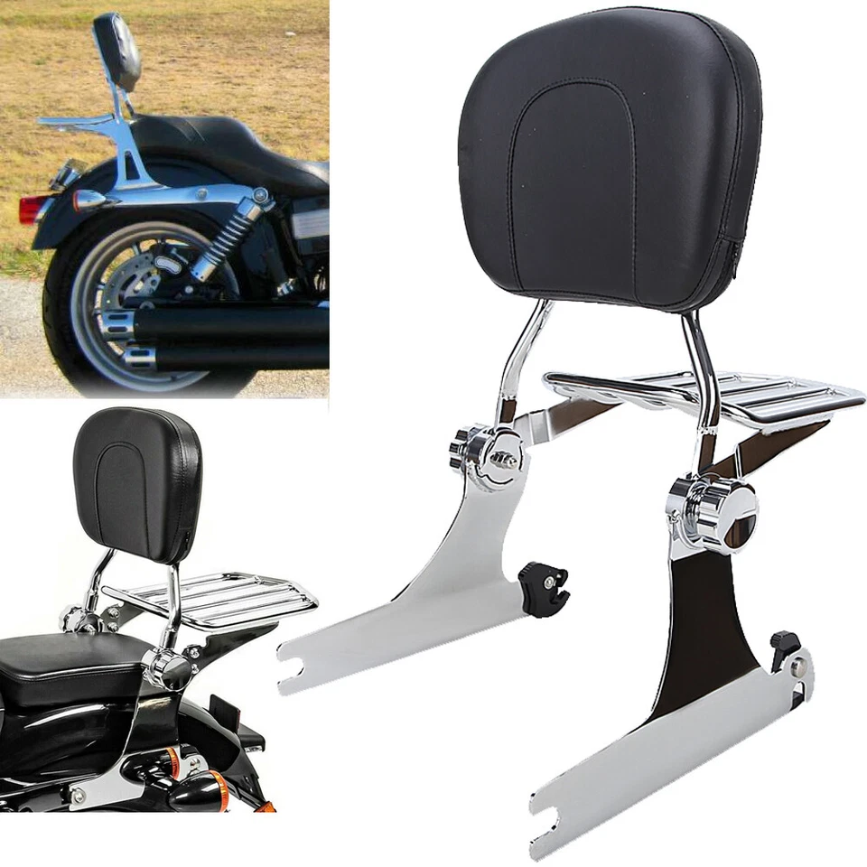 Portaequipajes Sissy Bar respaldo pasajero FXDL FXDB para Harley Dyna Low Rider Foto 2 de 4