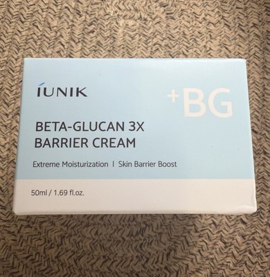 iUNIK Beta-Glucan 3X Barrier Cream 50ml Hydrating and Moisturizing NIB