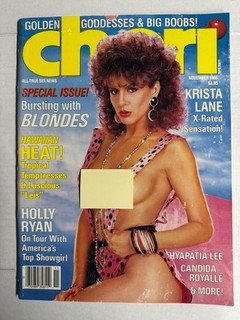 Vintage Magazine November 1986 Cheri Issue Pop Culture