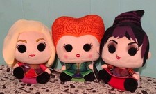 Funko Plush Hocus Pocus Sanderson Sisters Set Of 3 Disney NWT Free Ship 