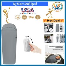 Ultralight 4.5oz Washable Sleeping Bag Liner Travel Sheets for Camping Hotel