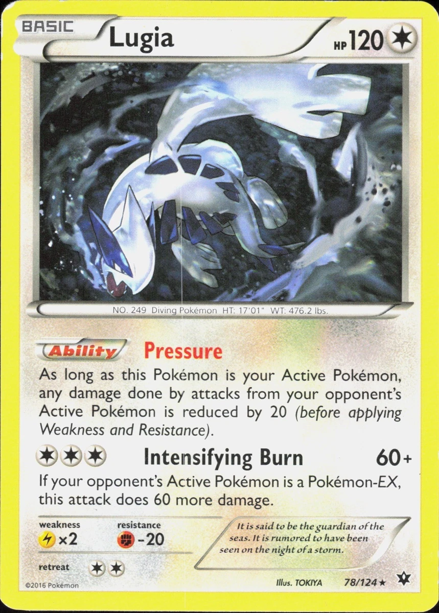 25+ Lugia Pokémon TCG Rare XY Individual Collectible Card Game