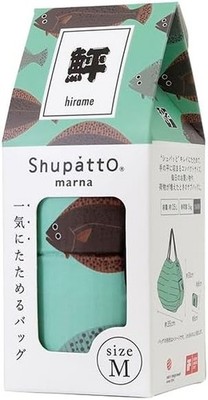 Shupatto Einkaufstasche Hirame FlounderCompact faltbar ITOYA Japan Fisch Größe M