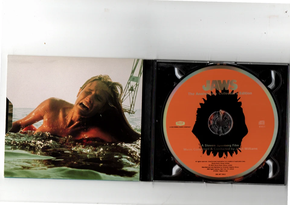 Jaws John Williams Anniversary Collector's Edition CD OST Soundtrack 20 Tracks - Bild 2 von 2