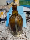 Vintage Amber Liquor Decanter Musical Wind Up 1 Quart. Beautiful  — photo 2
