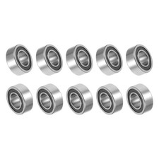 R188-2RS Ball Bearings Double Sealed Steel P0 1/4x1/2x3/16" for Equipment 10Pack