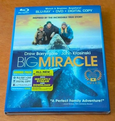 Big Miracle Blu-ray Drew Barrymore  John Krasinski  Kristen Bell  Ted Danson