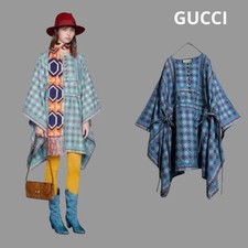GUCCI 2020 Kaftan Embroidered Volume Dress Multicolor Size 40 from Japan Used