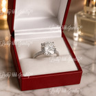 4.48 ct 14k White Gold Ladies Lab Grown Diamond Ring Engagement Wedding E VVS2 — photo 5