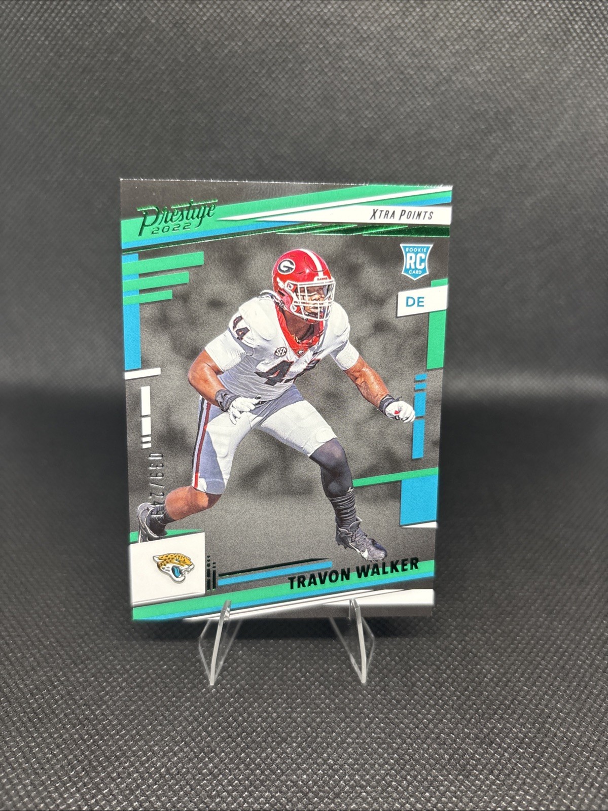 2022 Panini Prestige - Rookies Travon Walker #337 Xtra Points Green /249 (RC)
