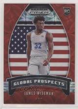 2020 Prizm Draft Picks Global Prospects Choice Red 28/88 James Wiseman #97 5l1