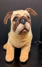 Realistic Plush Pug Puppy Dog Stuffed Animal 18" Melissa And Doug 2125