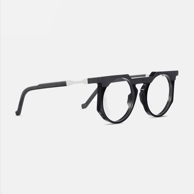 NEW Vava WL0025-BLK-SIL Eyeglasses 52mm 100% Authentic