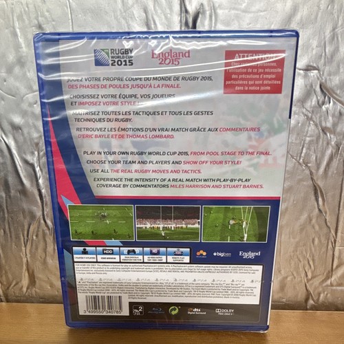 Rugby World Cup 2015 Sony PlayStation 4 Game New & Sealed PAL Mint Free P&P - Afbeelding 2 van 3