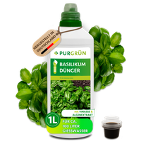PurgrüN Bio Basilikum DüNger, Npk 4+1+7, Algenextrakt, 1 Liter
