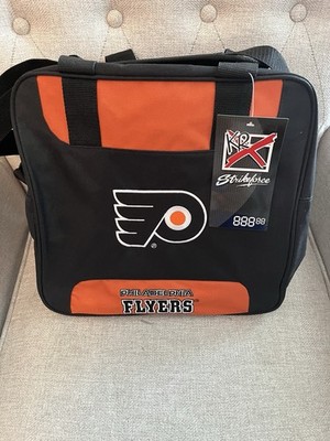 New with Tags KR Strikeforce NHL Philadelphia Flyers 1 Ball Tote Bowling Bag