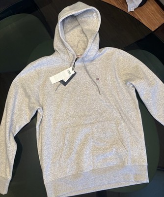 Tommy Hilfiger Tommy Jeans Men's Heather Gray Pullover Hoodie Sweatshirt NWT