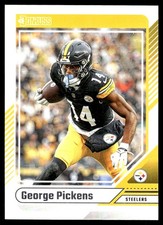 George Pickens 2024 Donruss #62 Steelers NFL READ FREE SHIPPING AutographDen