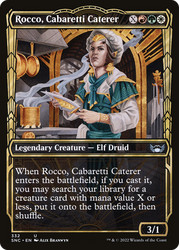 Rocco, Cabaretti Caterer (Showcase) #332 Foil - Streets of New Capenna