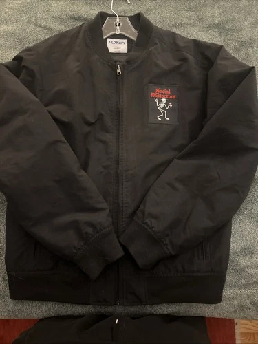 Social Distortion Jacket Embroidered Rockabilly Custom Old Navy Bomber Patch - product listing photo