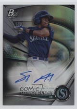 2022 Bowman Platinum Top Prospects Auto Starlin Aguilar #TOP-67 Auto 1p4b