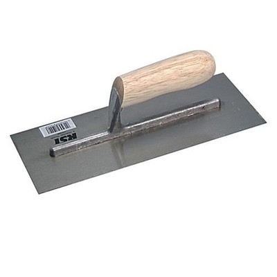 R.S.T. Glättkelle Putzkelle Güte B, Bananenform Holzgriff 11 x 4.1/2in R