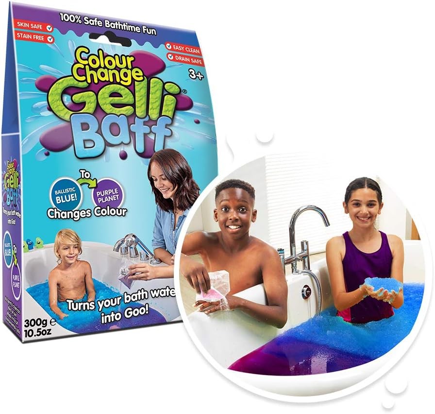 Colour Change Gelli Baff Blue to Purple from Zimpli Kids Turns water into thick 5290₽