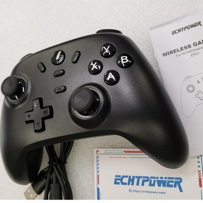 ECHTPower Wireless RGB Controller For Switch, Pc, Android, iOS with turbo & Gyro