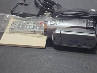 Hitachi DZ-BD10HA Hybrid Cam 30GB HDD  bluray hybrid with charger,remote, manual